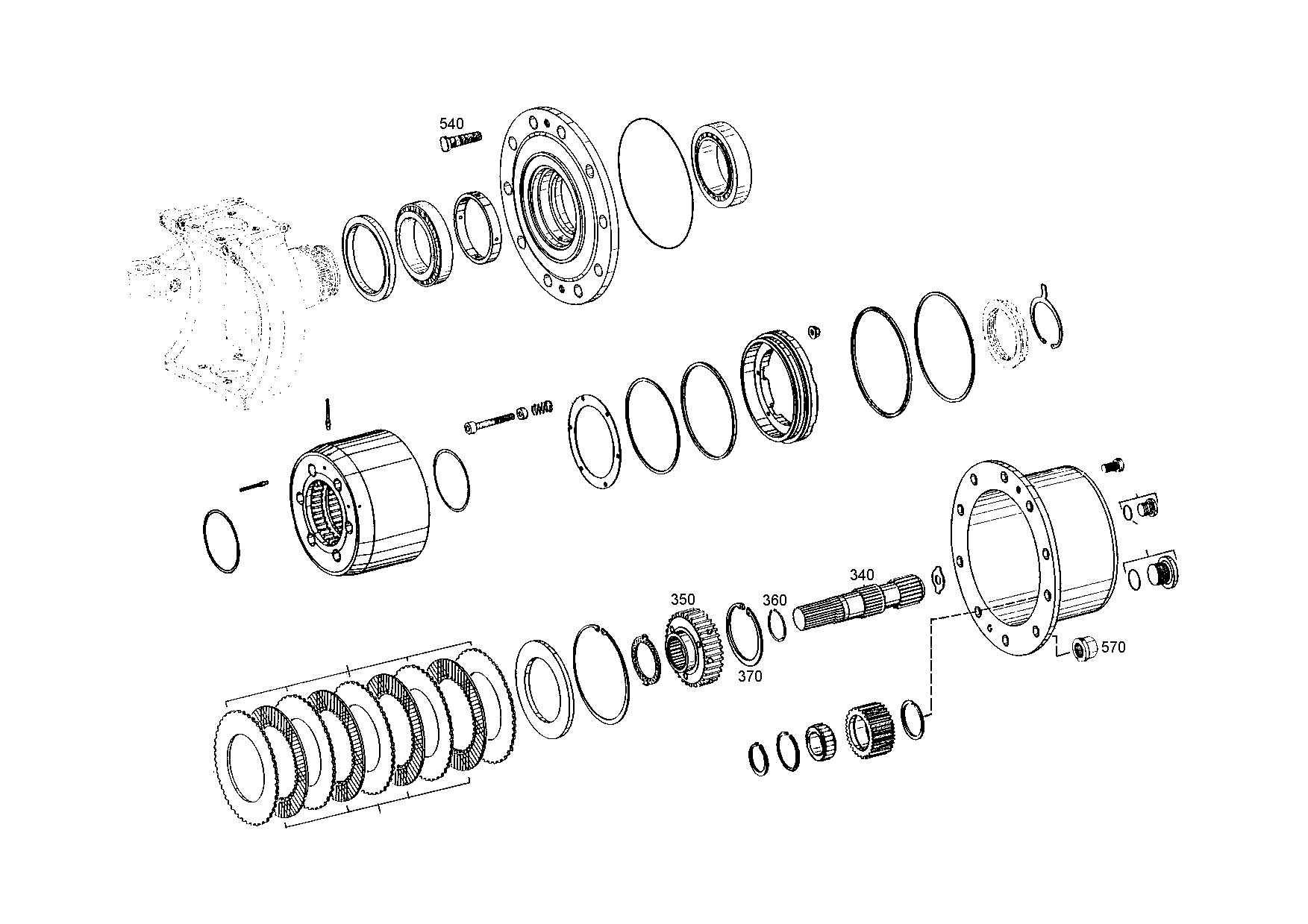 drawing for AGCO D41020000 - WHEEL NUT (figure 5)