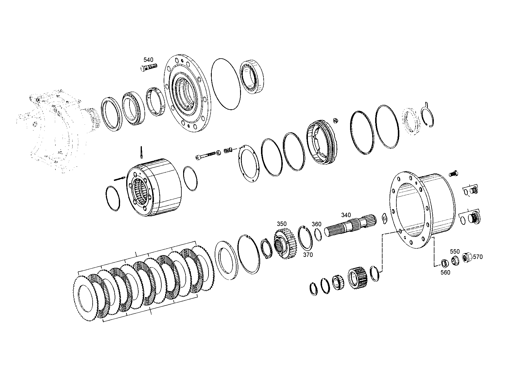 drawing for BOMAG H-1000000935 - CENTERING RING (figure 5)