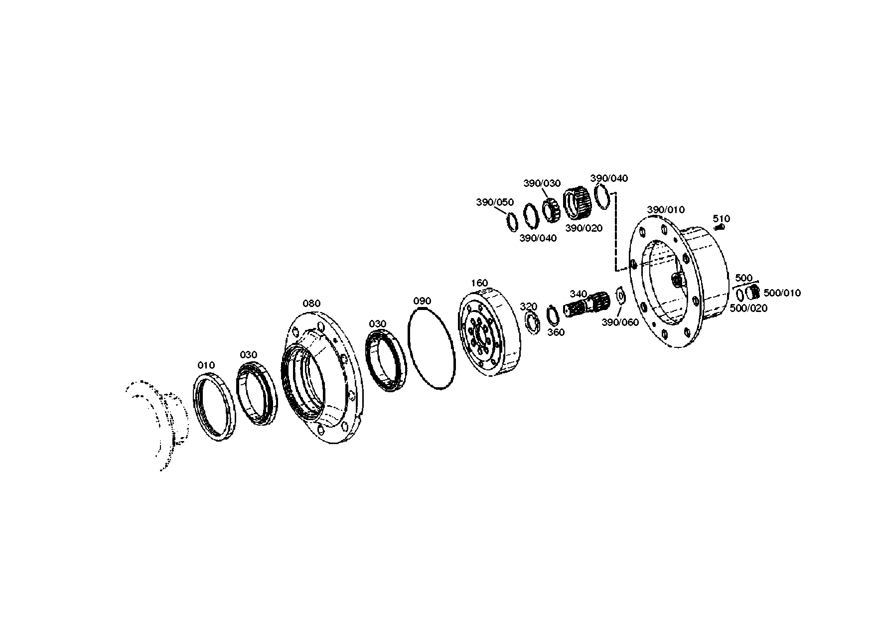 drawing for KRAMER WERKE GMBH 1000087106 - HUB (figure 1)