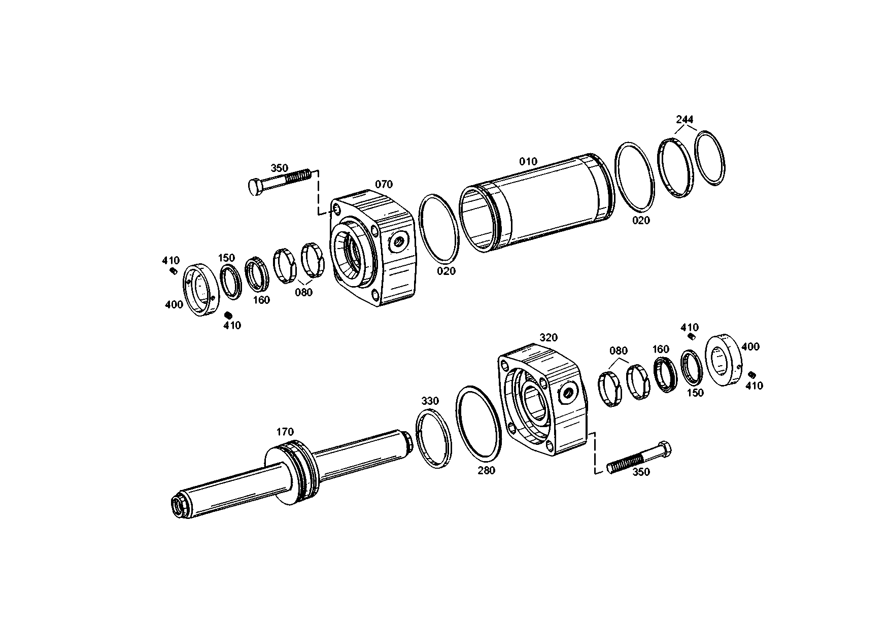 drawing for JOHN DEERE AT321455 - GUIDE RING (figure 1)