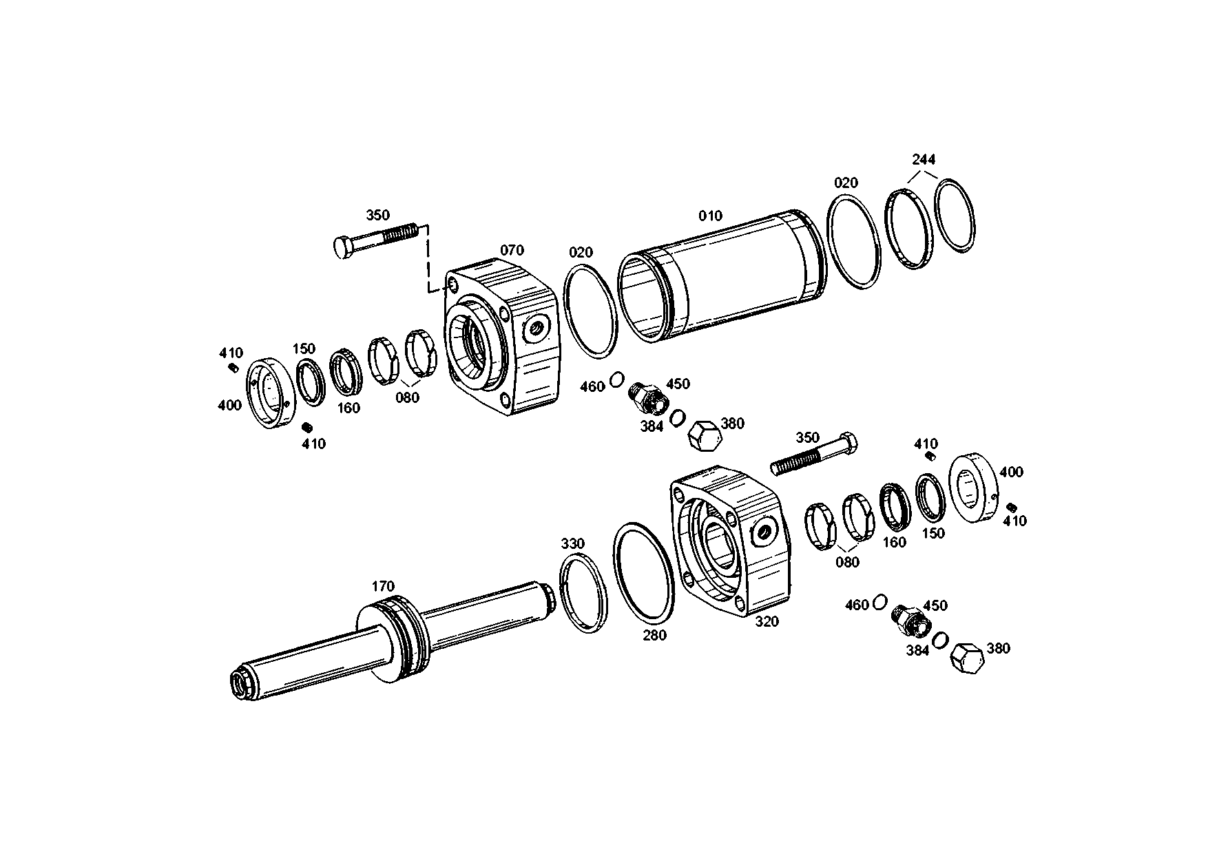 drawing for CNH NEW HOLLAND 71448653 - PISTON ROD (figure 5)