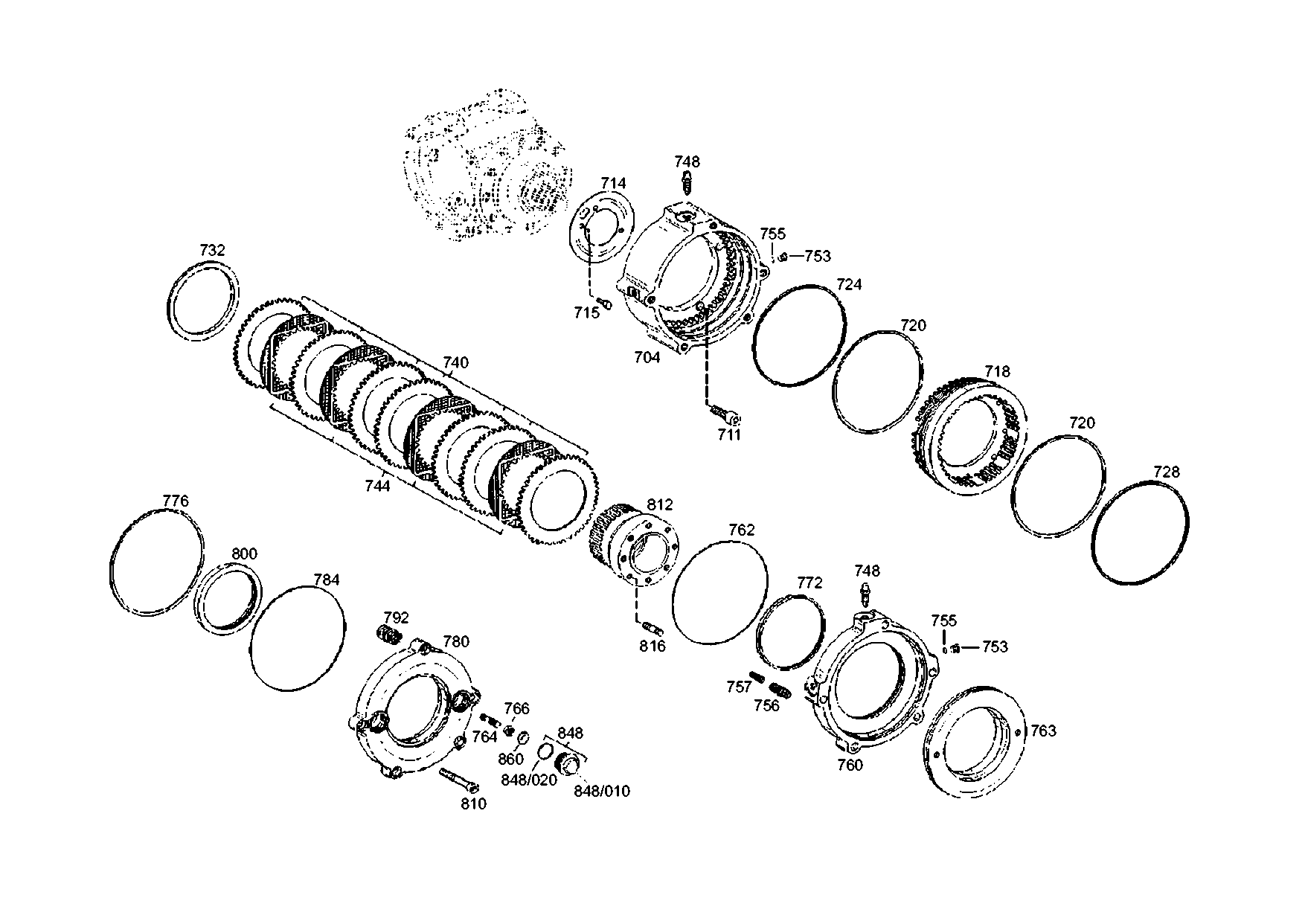 drawing for BERGMANN_MB 800230534900 - FOUR-LIP RING (figure 5)