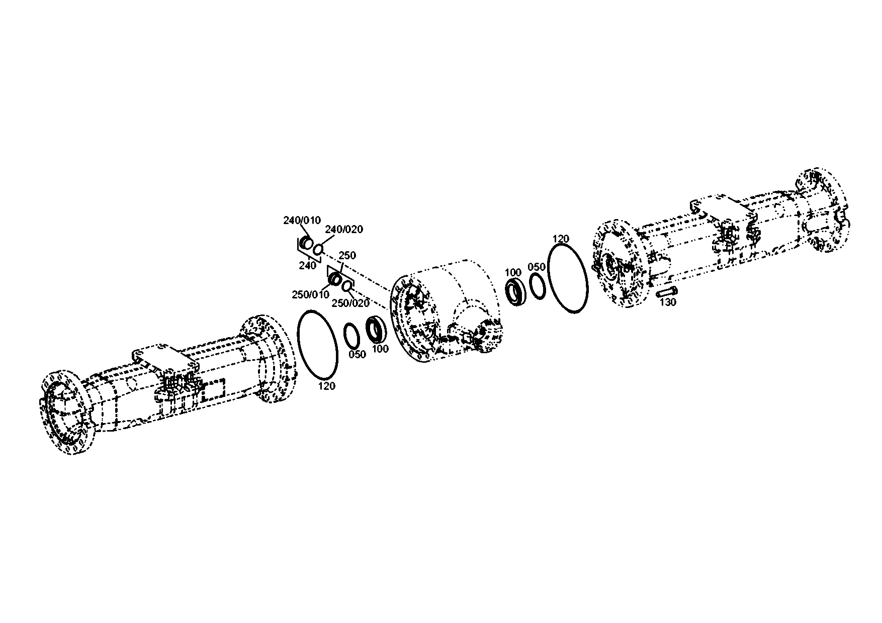 drawing for LIEBHERR GMBH 11831909 - TAPERED ROLLER BEARING (figure 1)