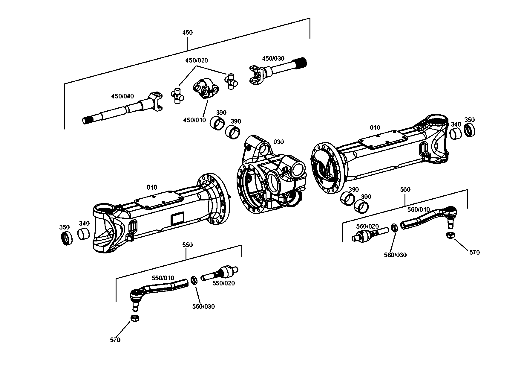 drawing for JOHN DEERE T375568 - AXIAL JOINT (figure 2)