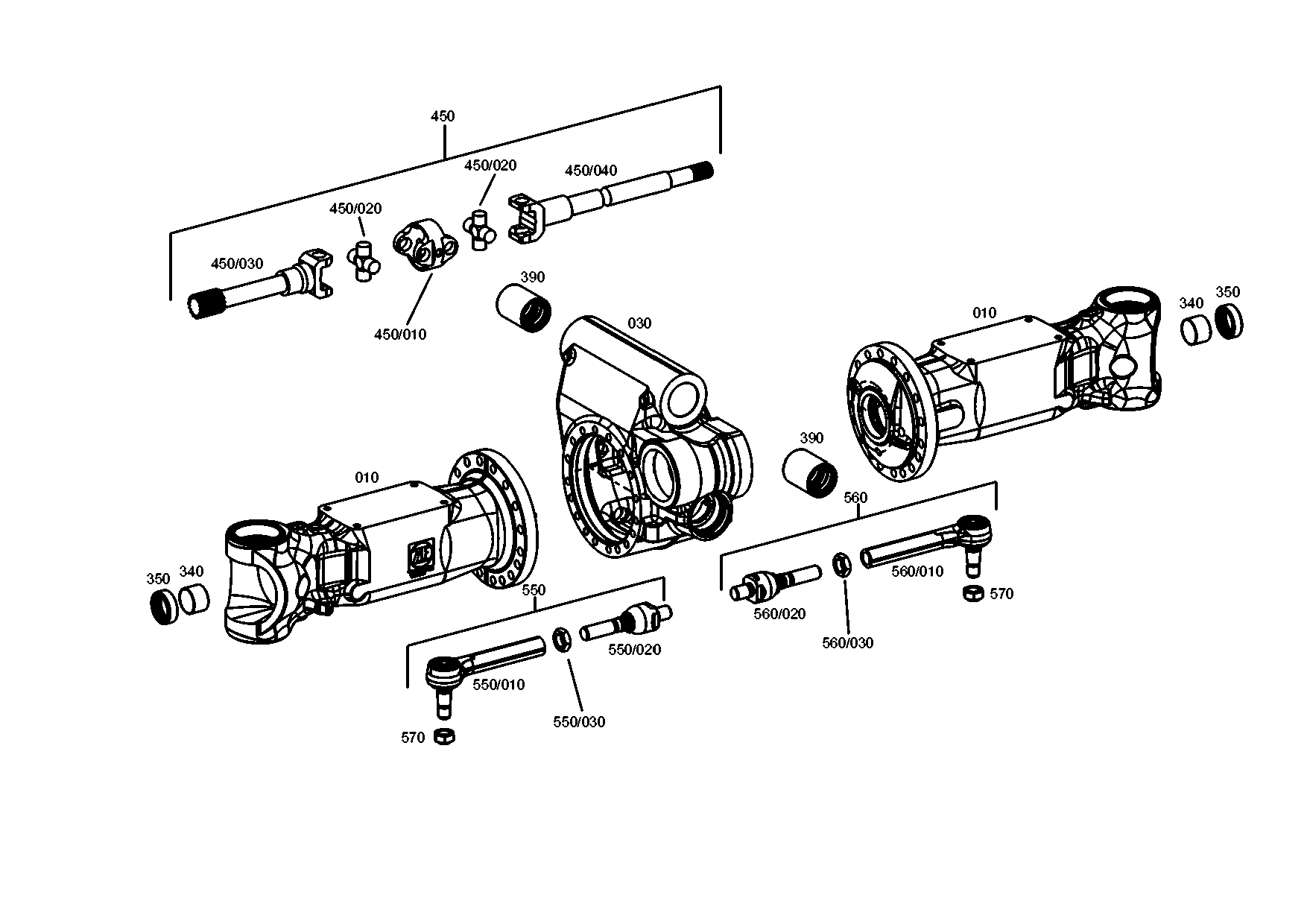 drawing for SENNEBOGEN HYDRAULIKBAGGER GMBH 125362 - AXLE DRIVE HOUSING (figure 2)