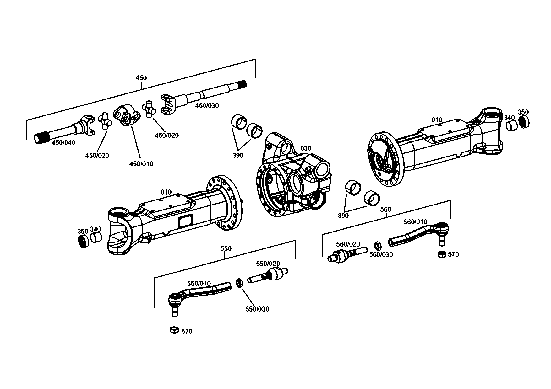 drawing for JOHN DEERE T375568 - AXIAL JOINT (figure 3)