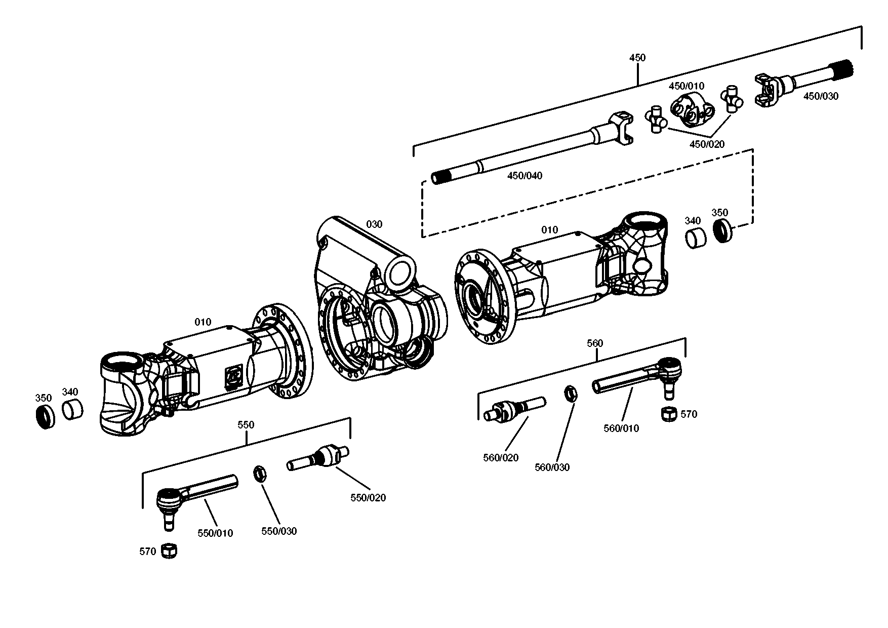 drawing for SENNEBOGEN HYDRAULIKBAGGER GMBH 125362 - AXLE DRIVE HOUSING (figure 3)
