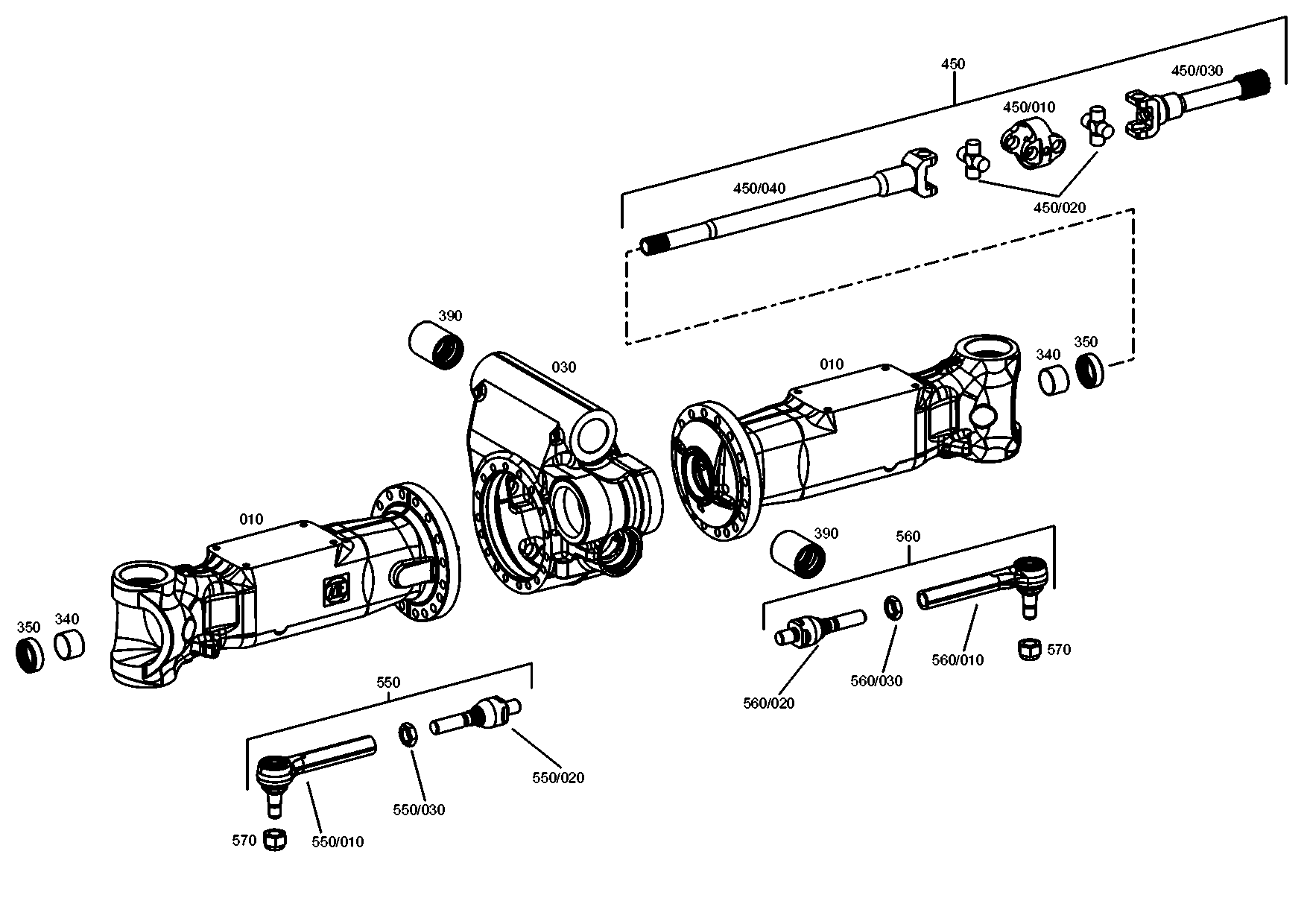 drawing for SENNEBOGEN HYDRAULIKBAGGER GMBH 125362 - AXLE DRIVE HOUSING (figure 4)