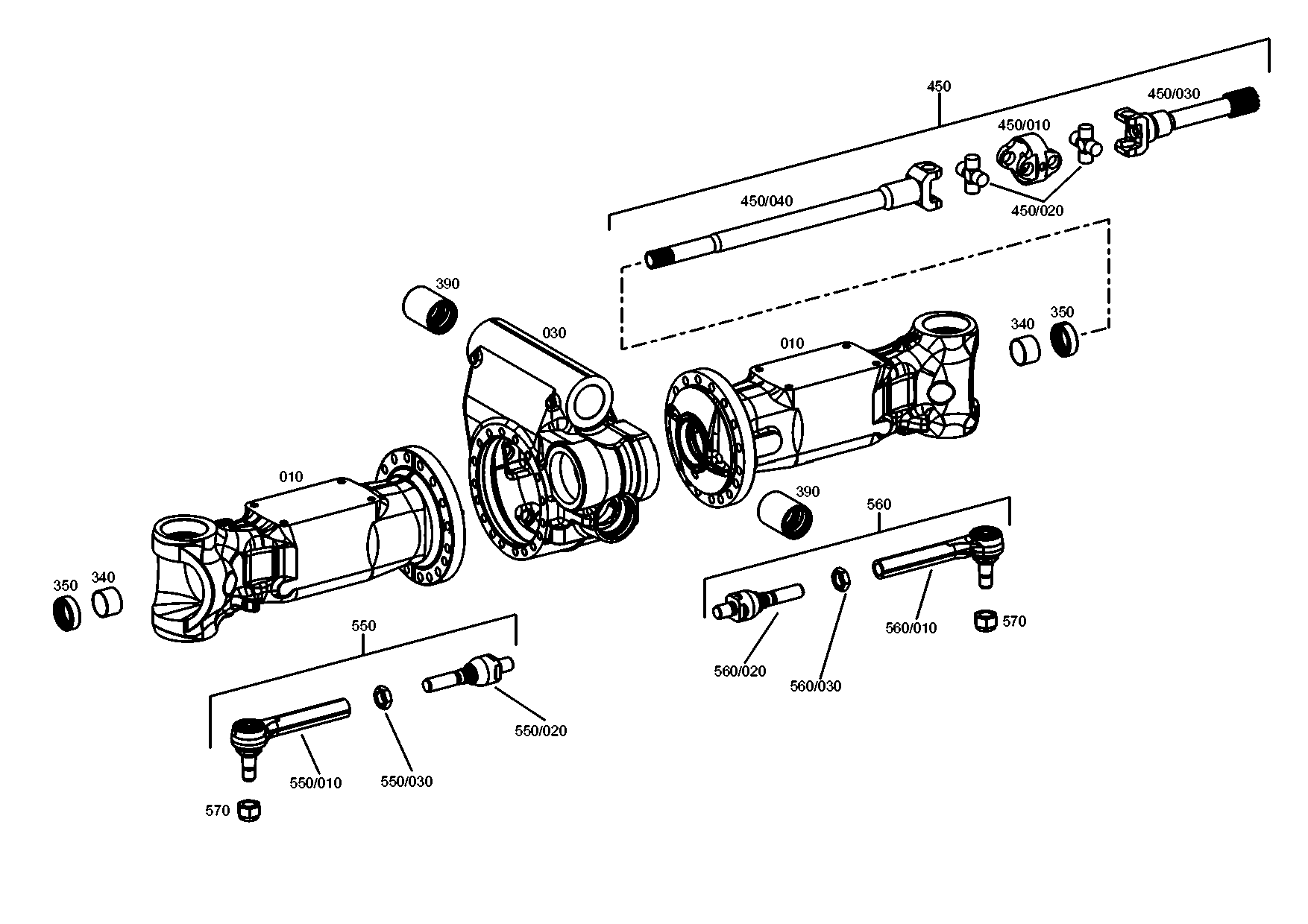 drawing for SENNEBOGEN HYDRAULIKBAGGER GMBH 125362 - AXLE DRIVE HOUSING (figure 5)