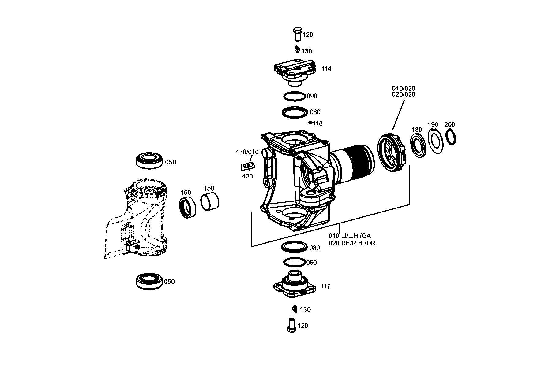drawing for SENNEBOGEN HYDRAULIKBAGGER GMBH 125341 - BEARING PIN (figure 3)