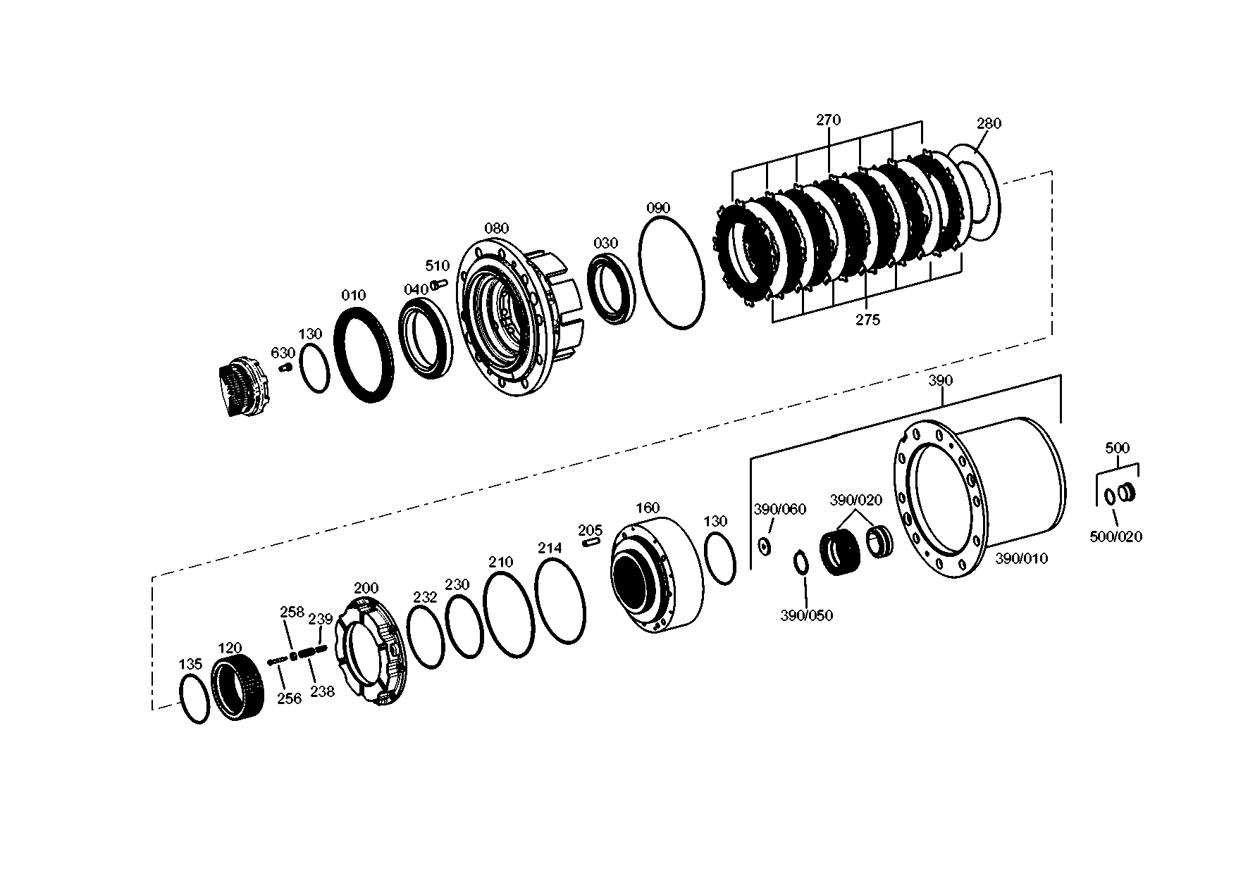 drawing for E. N. M. T. P. / CPG 0501 323 004 - OUTER CLUTCH DISK (figure 4)