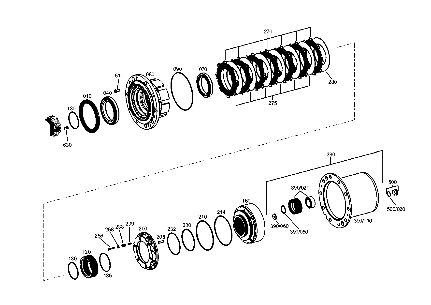 drawing for Hyundai Construction Equipment ZGAQ-02223 - DISC-FRICTION 3.0 (figure 5)