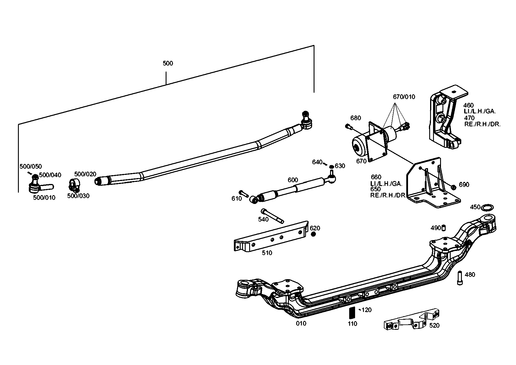 drawing for EVOBUS A0003310163 - BRACKET (figure 5)