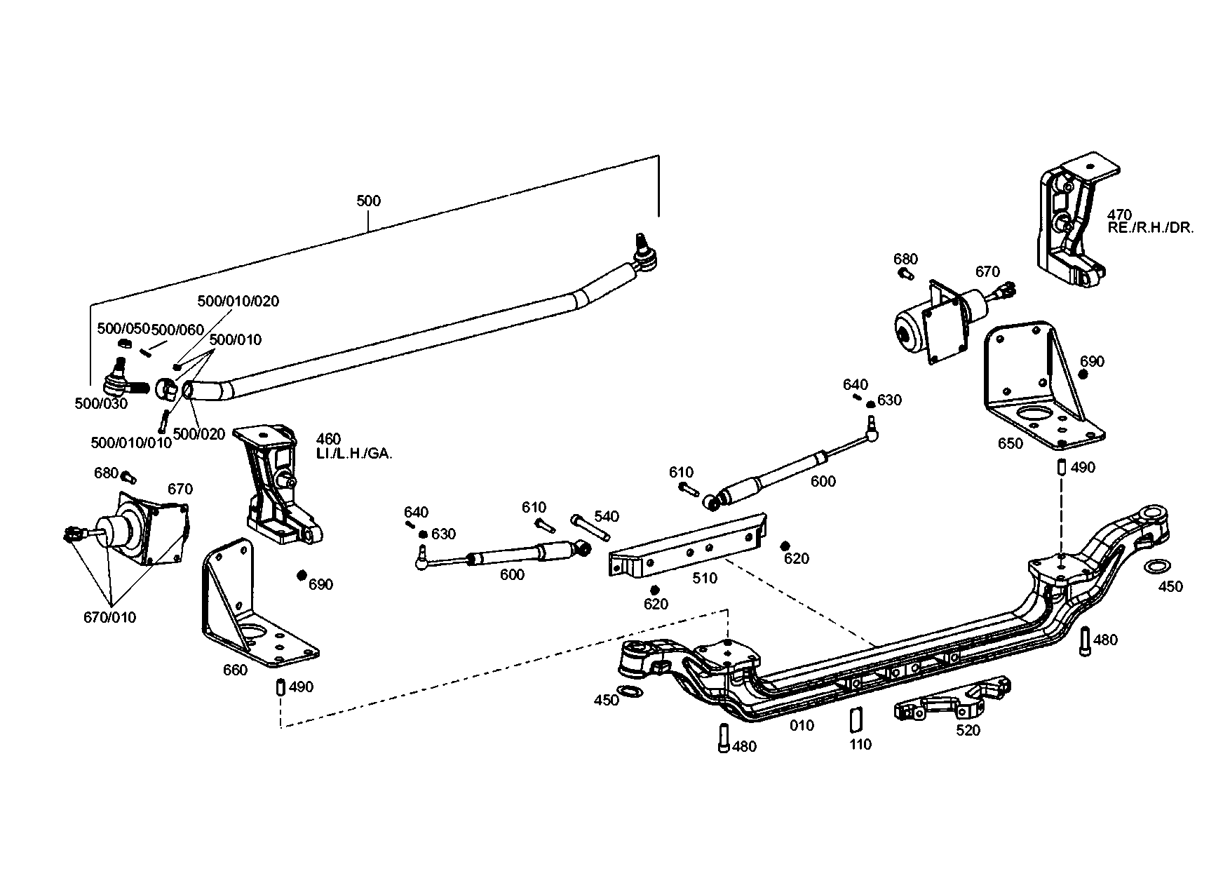 drawing for EVOBUS A0009881801 - DAMPER (figure 3)