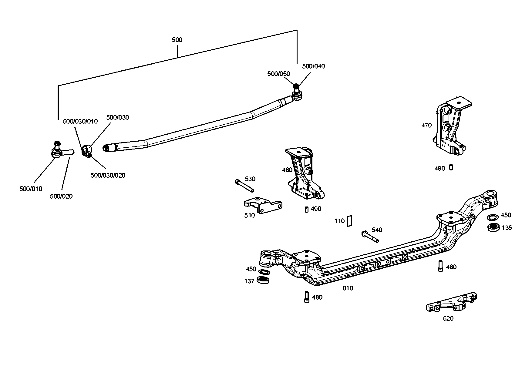drawing for EVOBUS A0003910035 - BRACKET (figure 2)