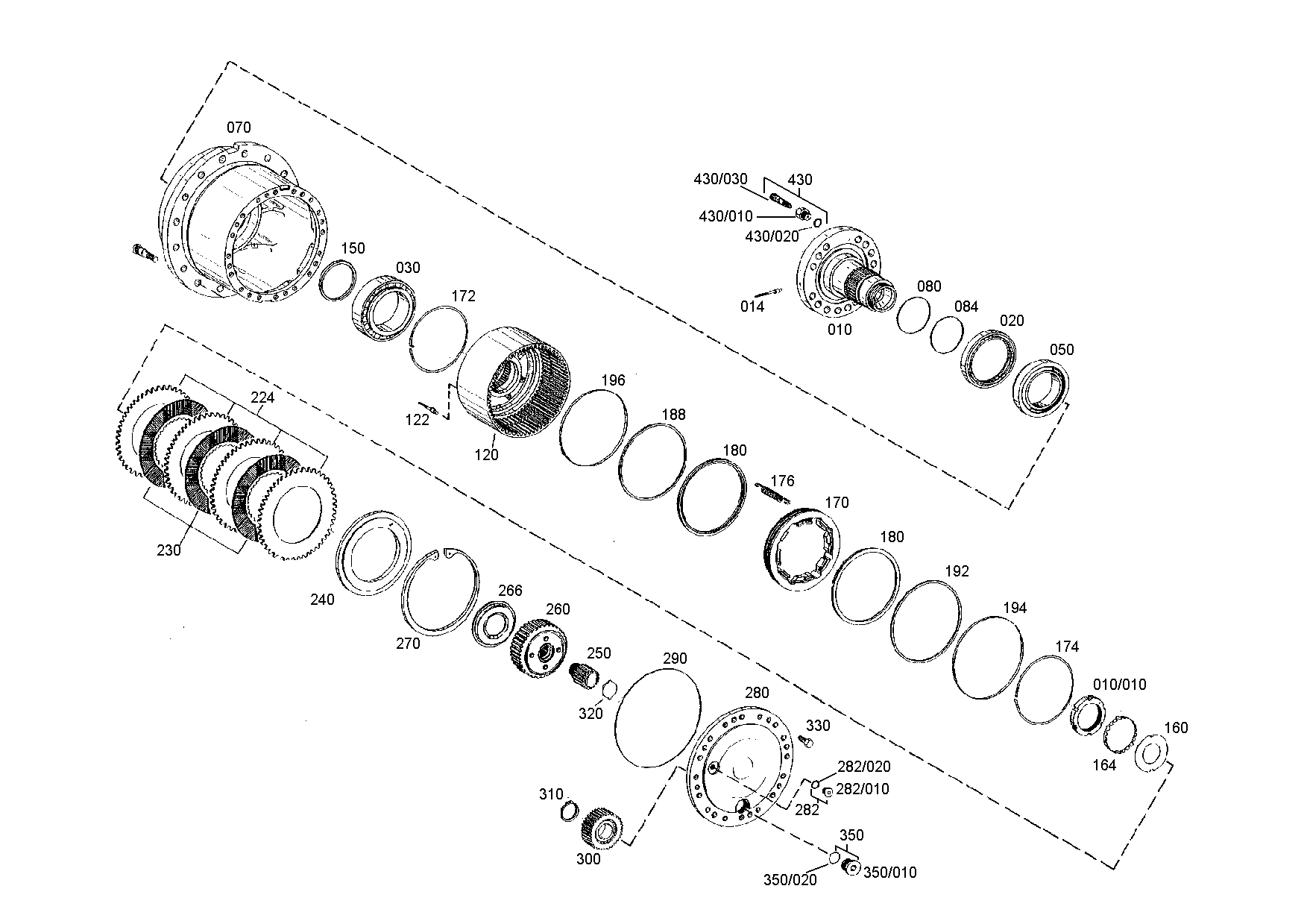 drawing for CNH NEW HOLLAND 119433A1 - INNER CLUTCH DISK (figure 3)