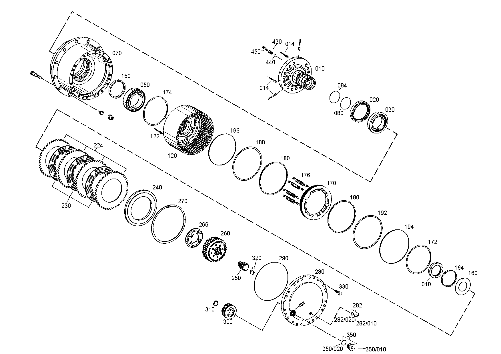 drawing for HANOMAG 4907987M1 - FRICTION PLATE (figure 4)