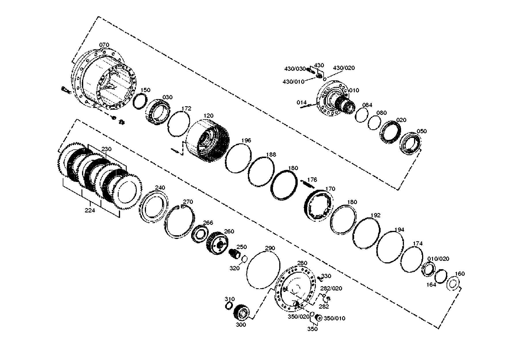 drawing for HANOMAG 3232316M1 - FRICTION PLATE (figure 1)