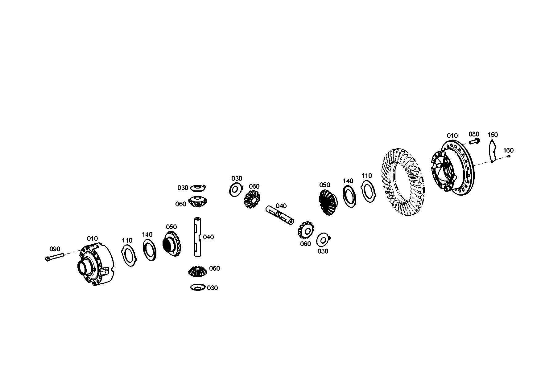 drawing for LIUGONG 00B0902 - LOCKING SCREW (figure 2)