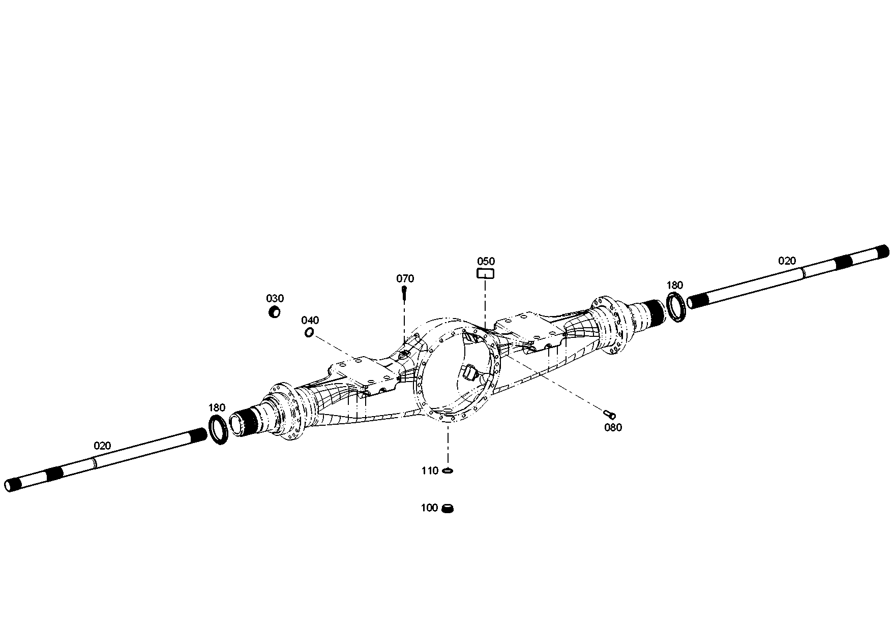 drawing for LIUGONG 12B1564 - O-RING (figure 3)