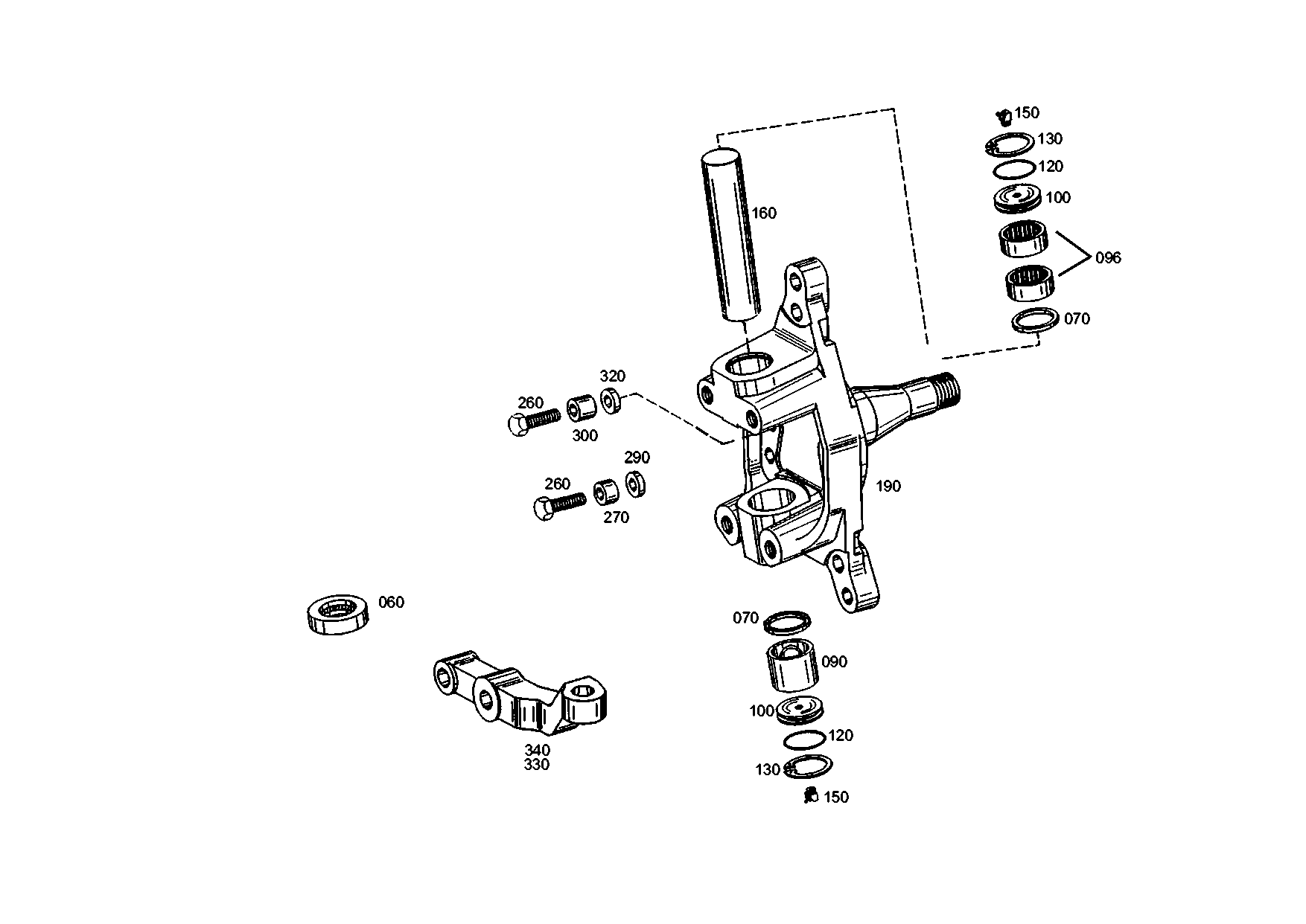 drawing for EVOBUS A0003300013 - BUSH (figure 2)