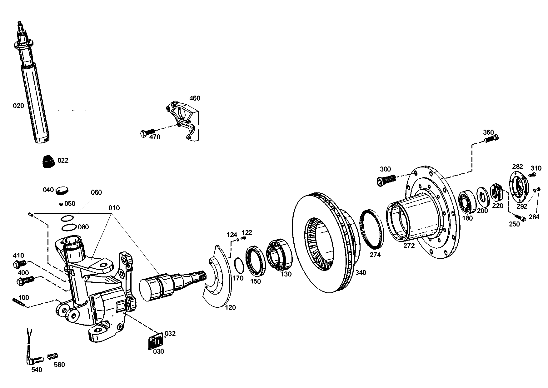 drawing for ORION BUS INDUSTRIES 14010941 - CYLINDER (figure 1)