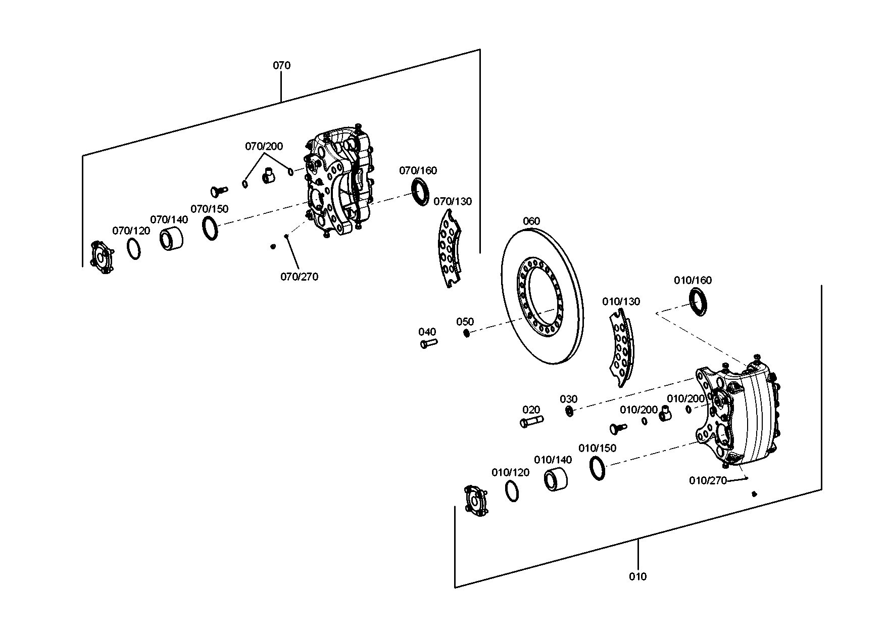drawing for LIUGONG 13B0108 - PISTON PACKING (figure 1)
