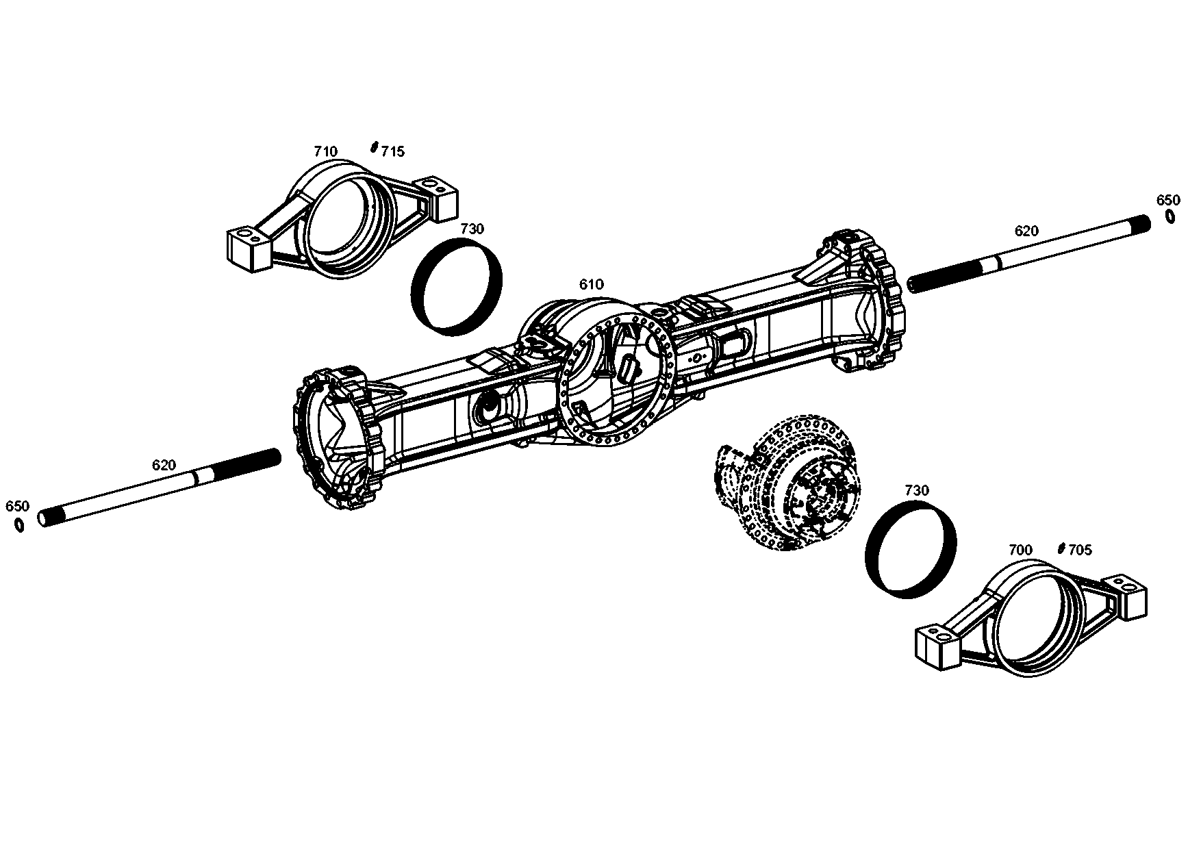 drawing for JOHN DEERE F436051 - PLAIN BEARING (figure 2)