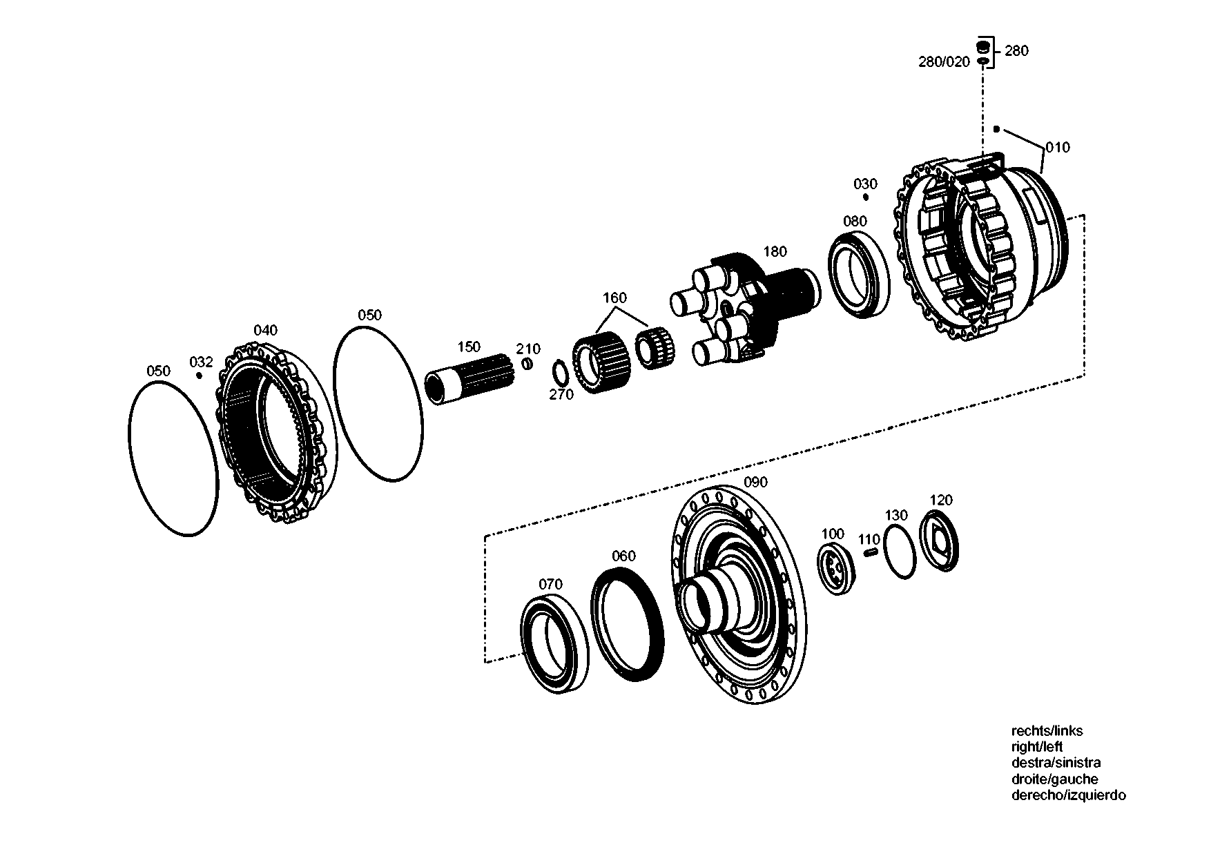 drawing for TEREX EQUIPMENT LIMITED 5904662210 - RING GEAR (figure 1)