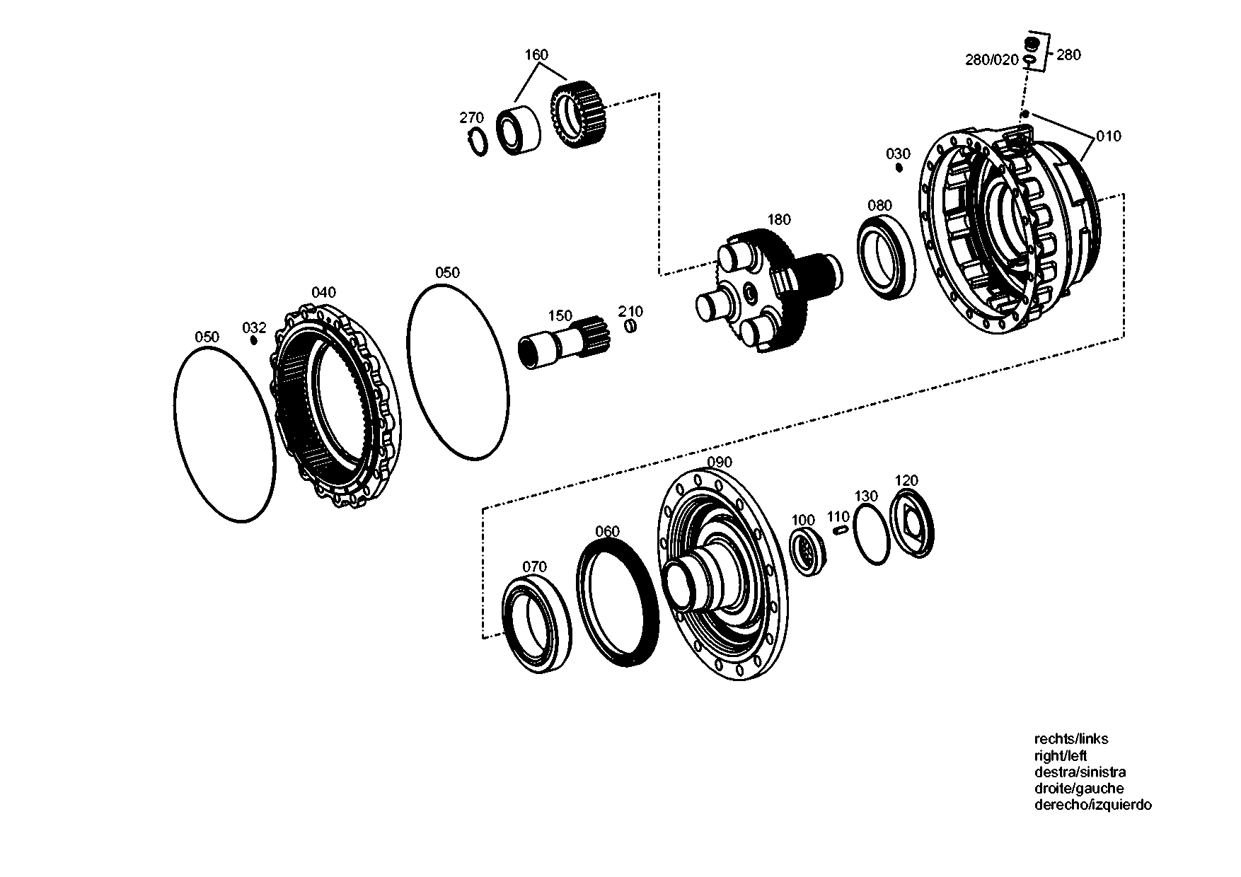 drawing for LIEBHERR GMBH 7624148 - MULTI SEALING RING (figure 2)