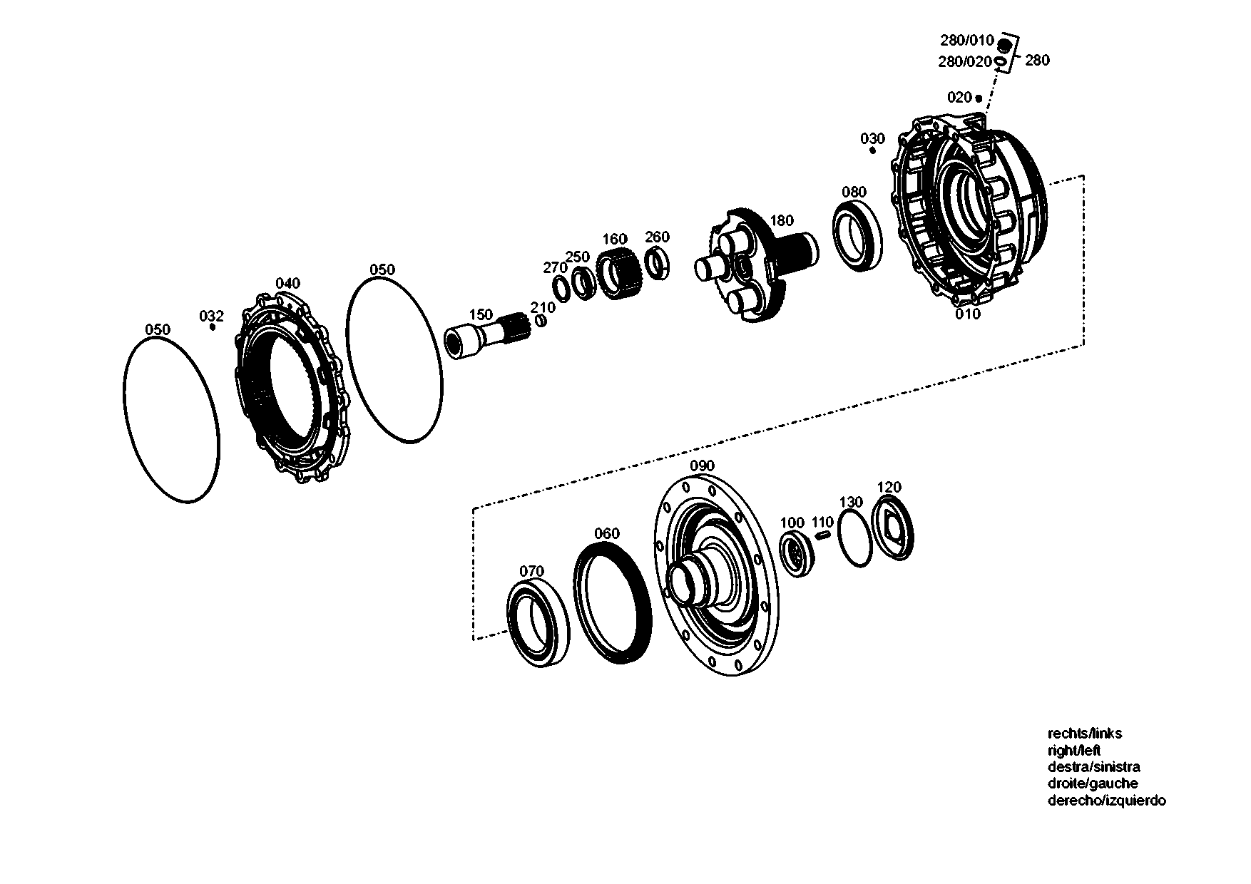 drawing for LIEBHERR GMBH 7624148 - MULTI SEALING RING (figure 3)