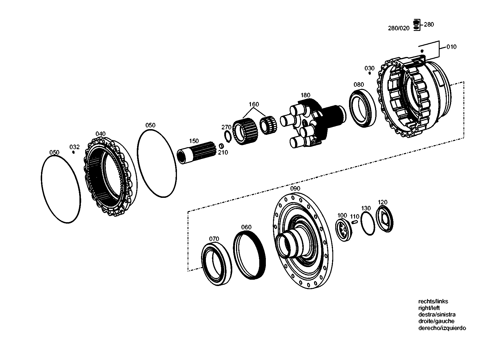 drawing for TEREX EQUIPMENT LIMITED 5904662210 - RING GEAR (figure 5)