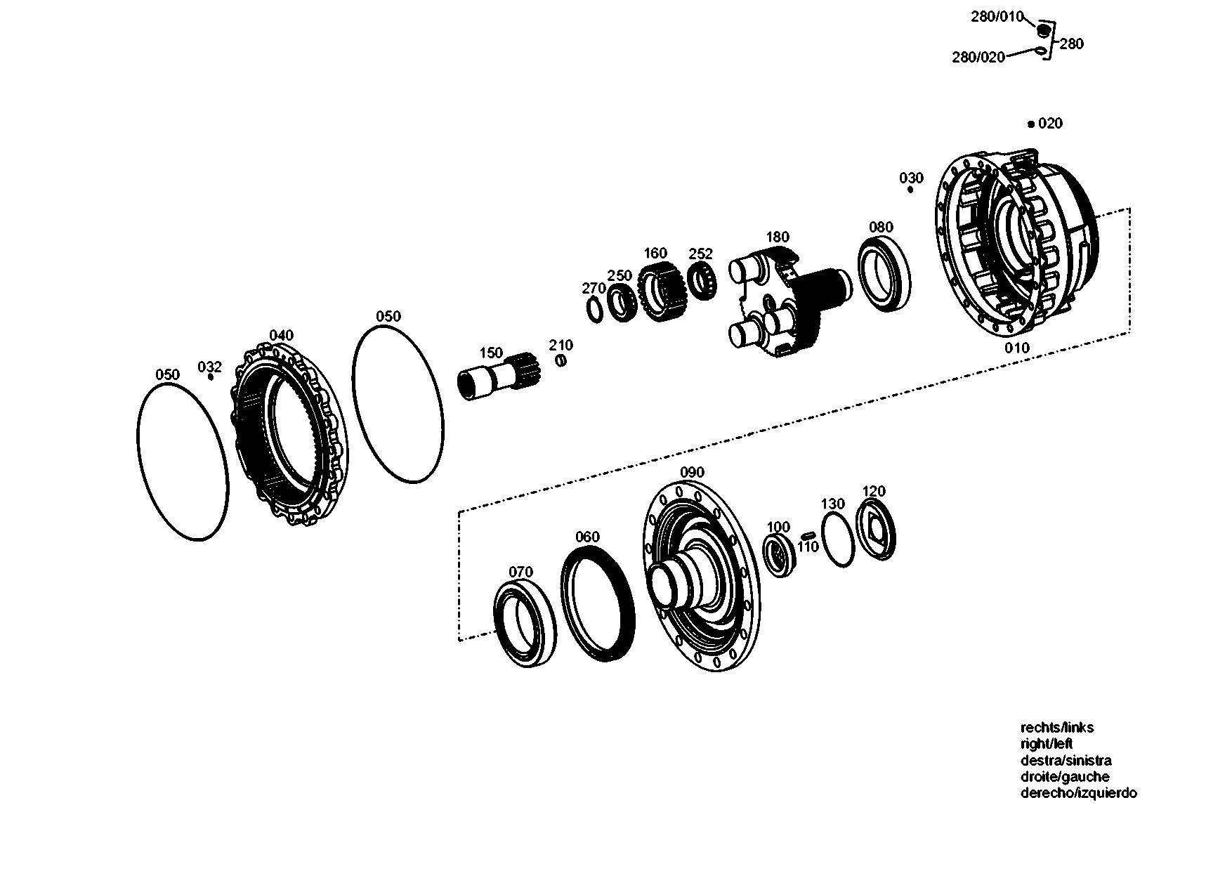 drawing for Hyundai Construction Equipment ZGAQ-02501 - BEARING (figure 3)