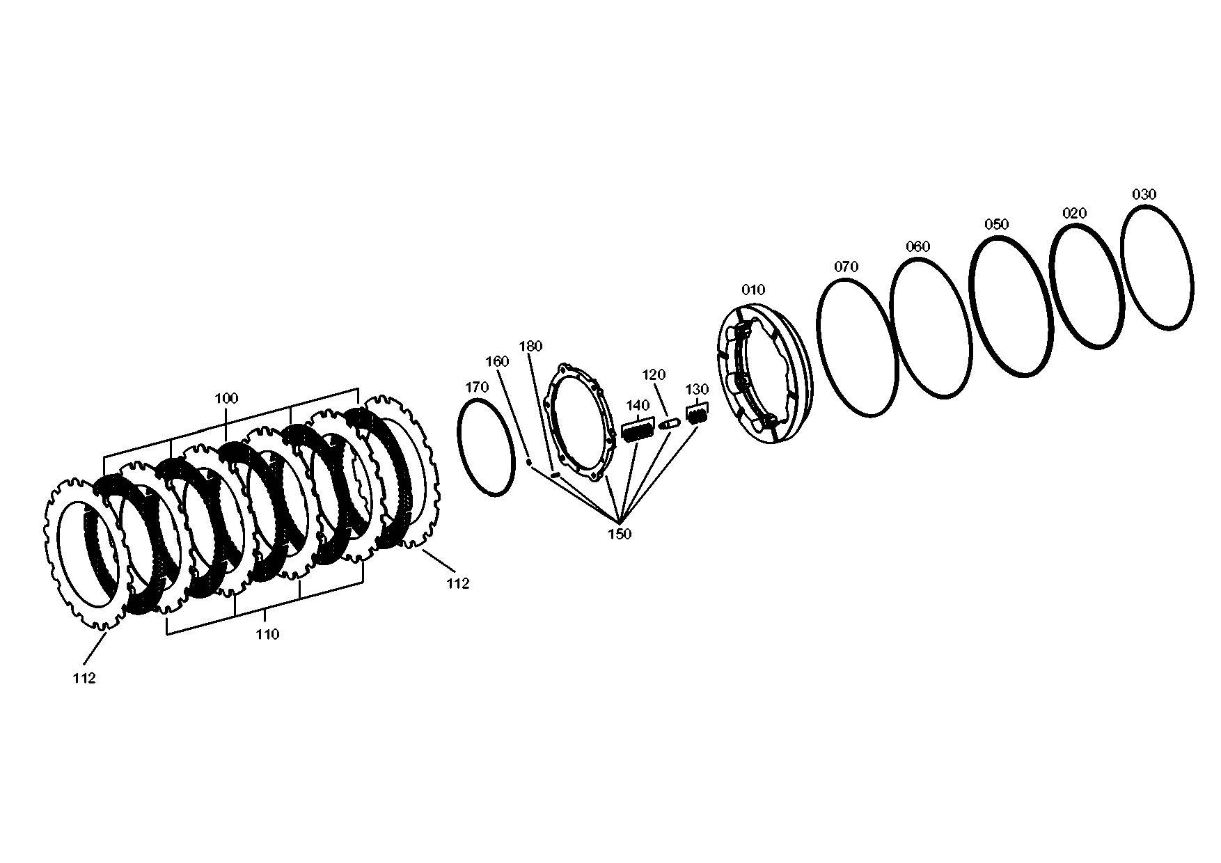 drawing for CNH NEW HOLLAND 8603788 - SNAP RING (figure 2)