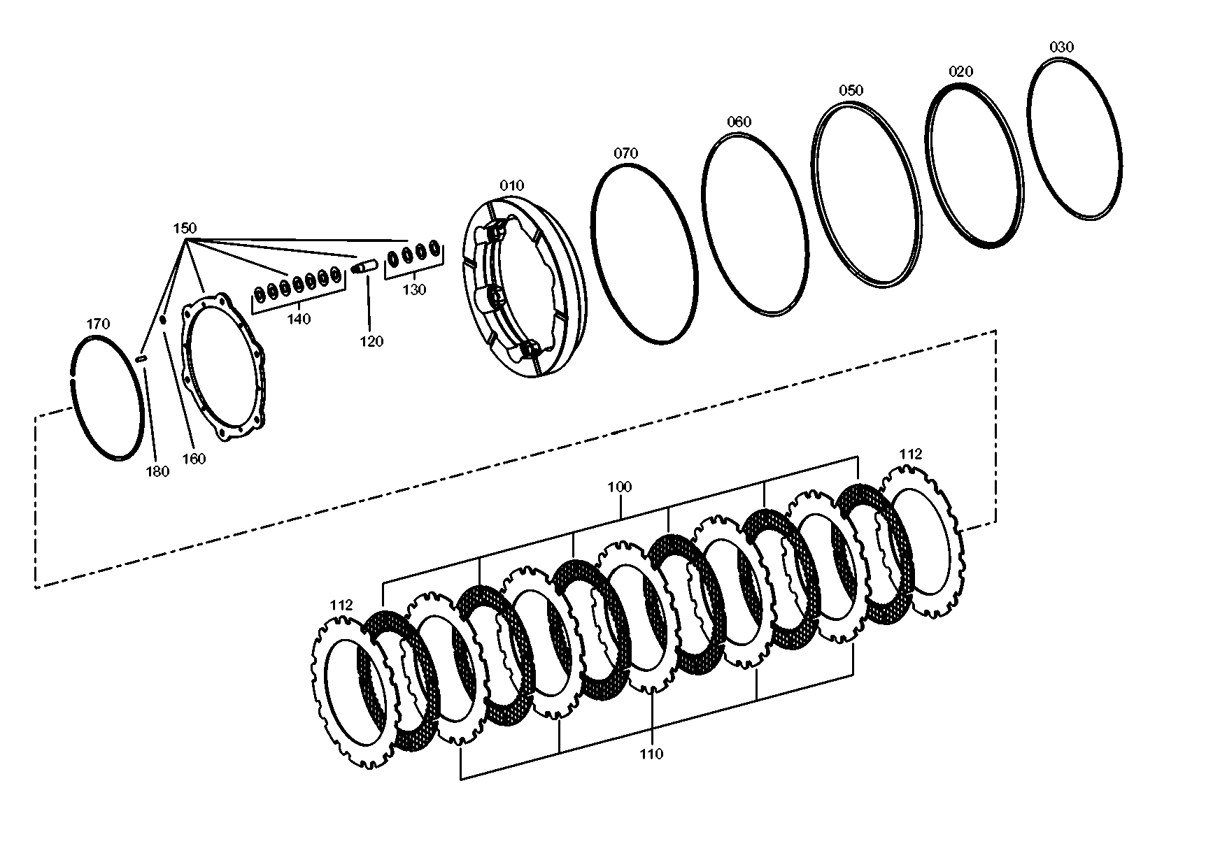 drawing for LIEBHERR GMBH 7624169 - SNAP RING (figure 3)