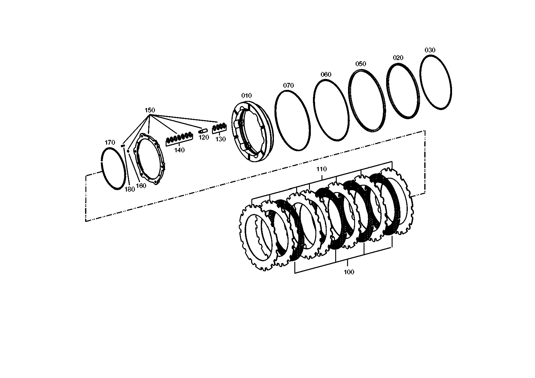 drawing for BERGMANN_MB 800231124900 - INNER CLUTCH DISK (figure 3)