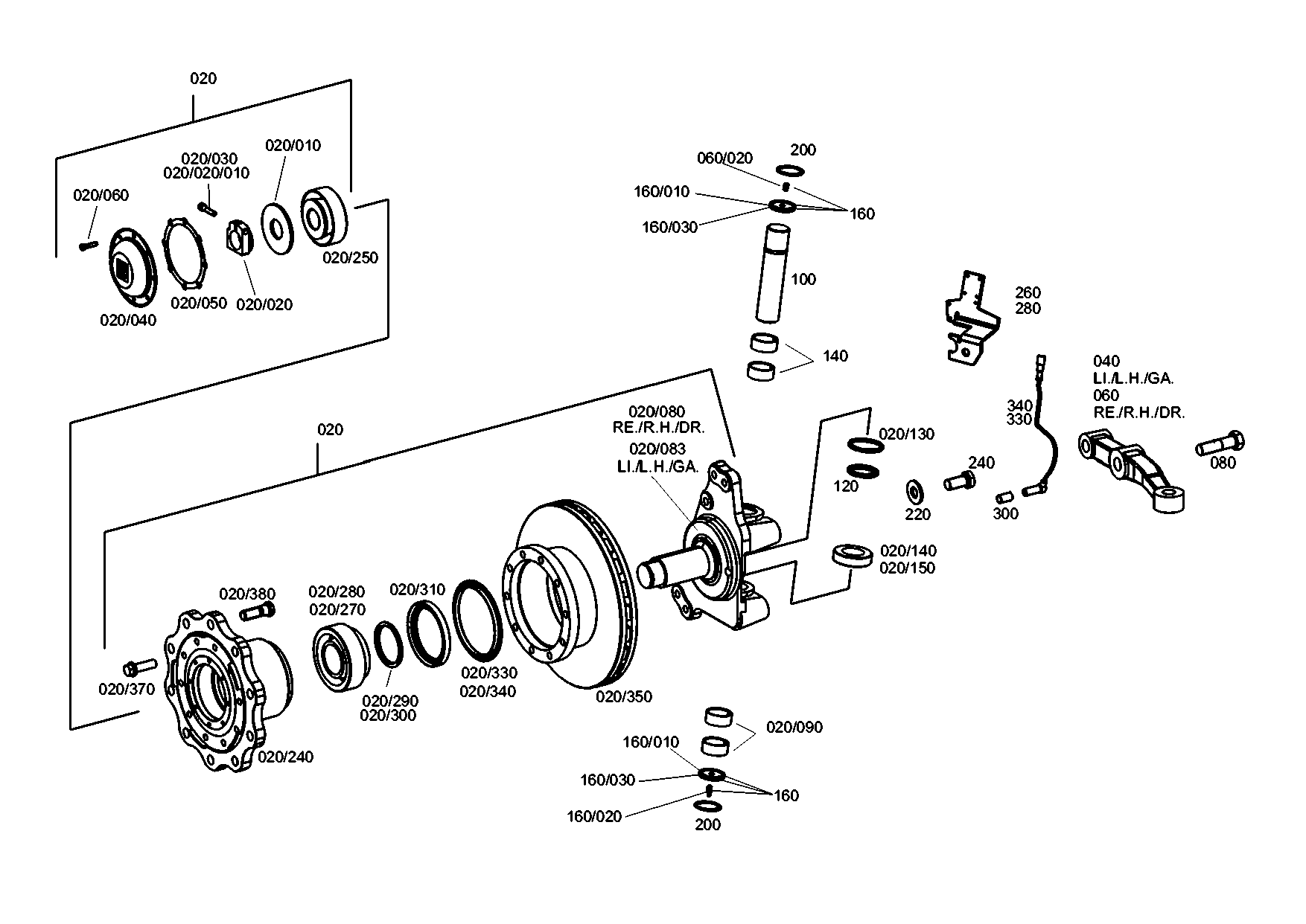 drawing for EVOBUS A0003310640 - FIXING DEVICE (figure 2)