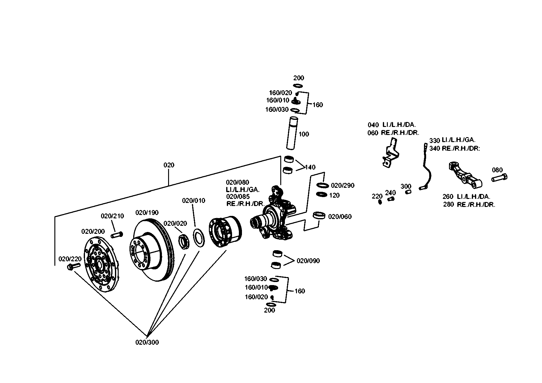 drawing for EVOBUS A0003310640 - FIXING DEVICE (figure 4)