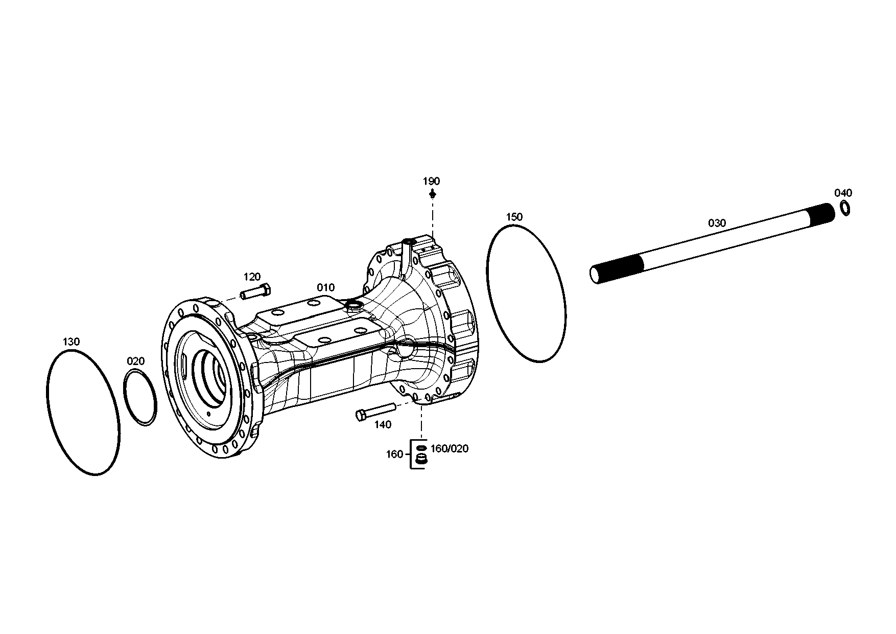 drawing for JOHN DEERE T386772 - O-RING (figure 5)