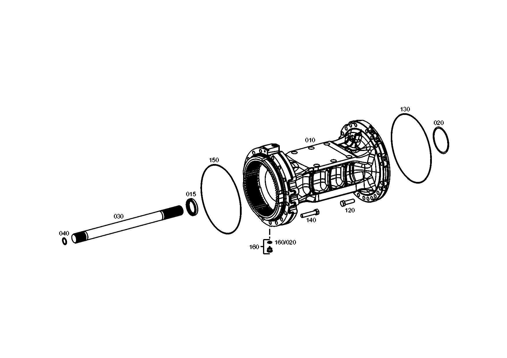 drawing for AGCO V35116200 - SHAFT SEAL