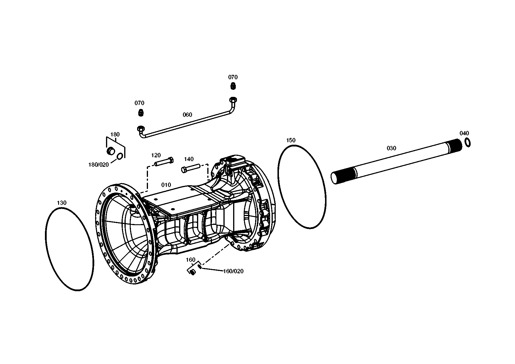 drawing for Hyundai Construction Equipment ZGAQ-03736 - TUBE (figure 4)