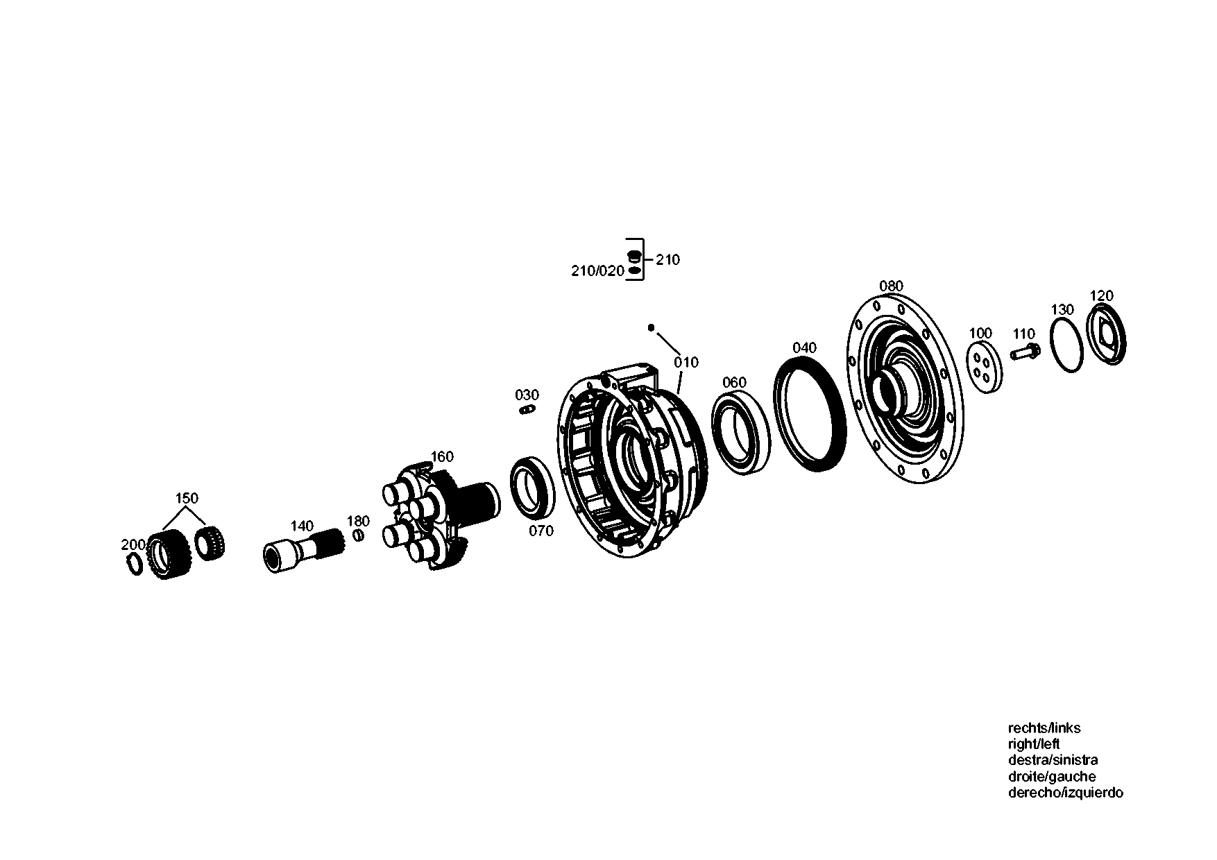 drawing for AGCO 35003300 - TAPERED ROLLER BEARING