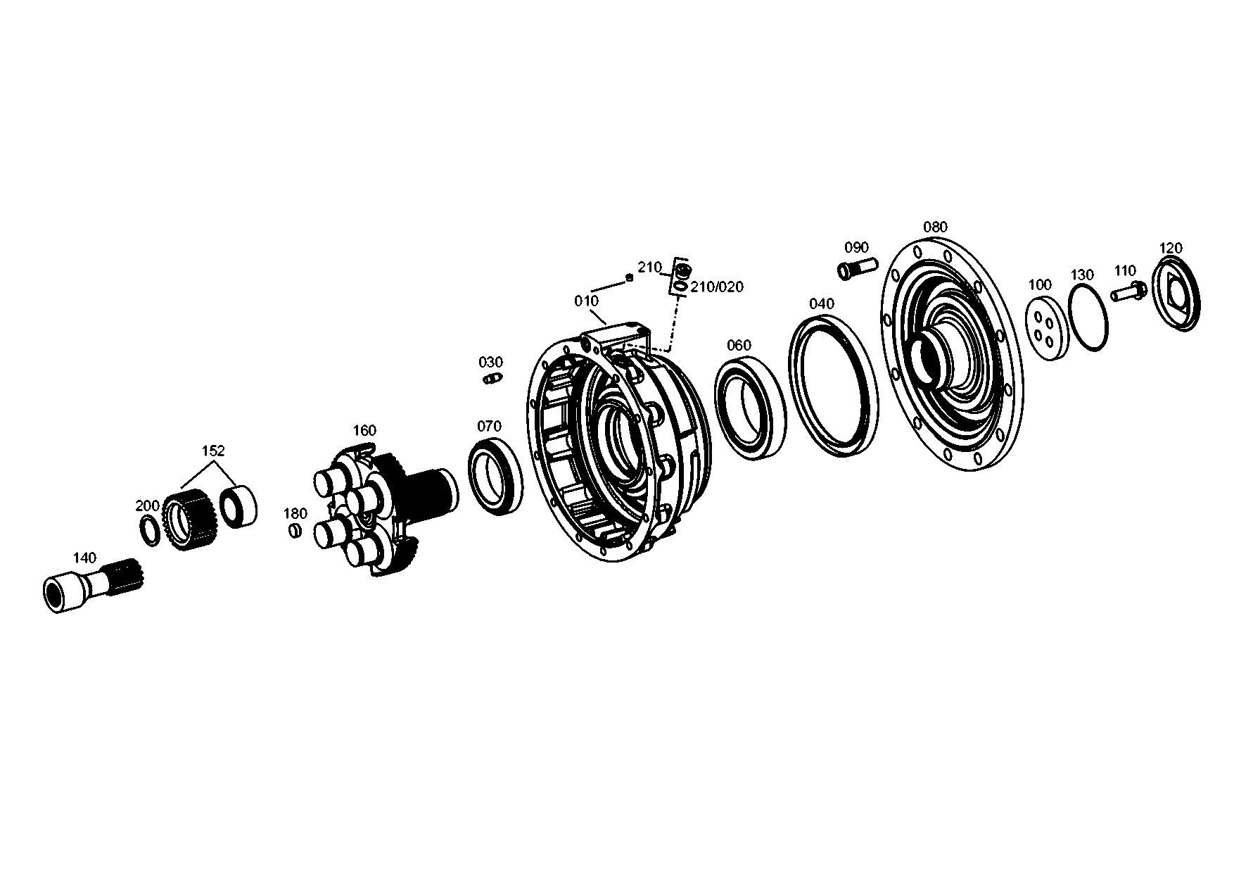drawing for CNH NEW HOLLAND 84497844 - PLANET CARRIER (figure 3)
