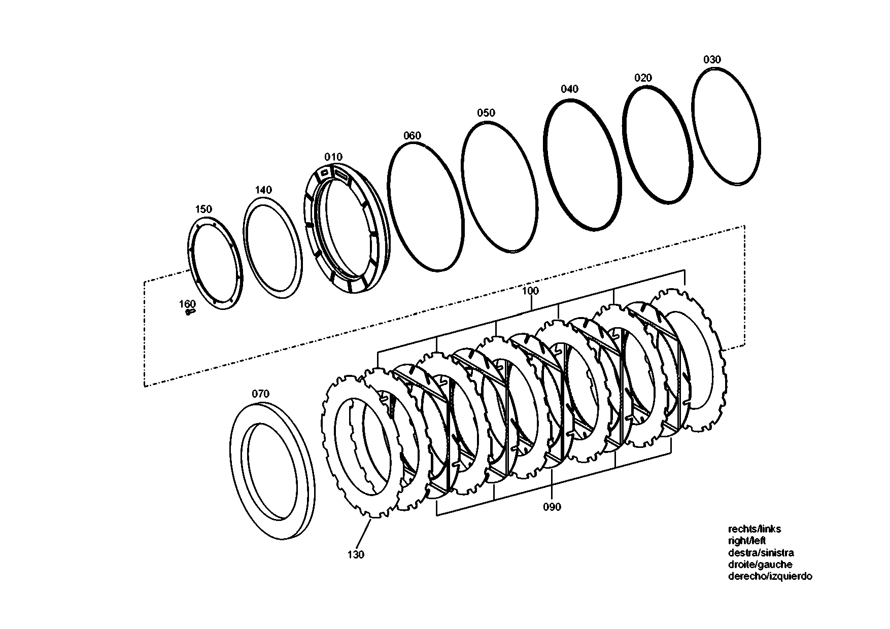 drawing for Hyundai Construction Equipment ZGAQ-03756 - RING-U (figure 5)
