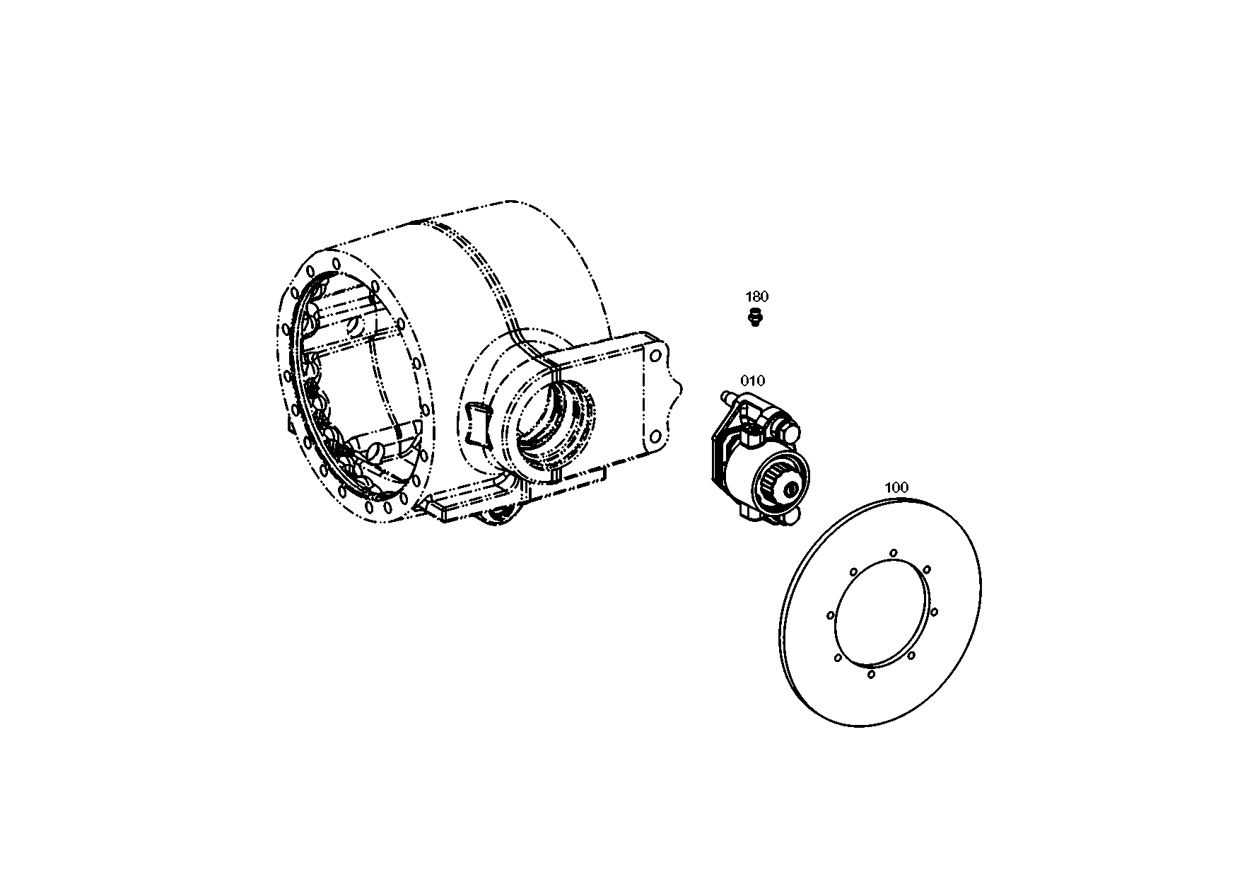 drawing for VOLVO 832027800 - BRAKE DISC (figure 1)