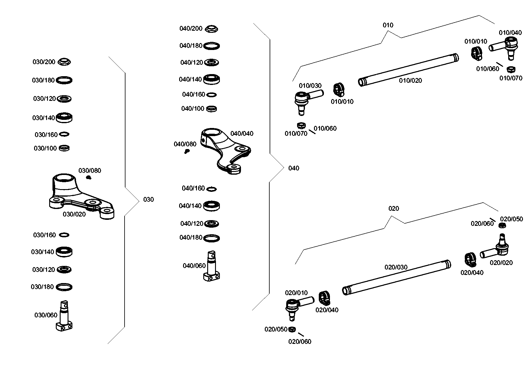 drawing for DAIMLER AG A6284601119 - STEERING ARM (figure 1)