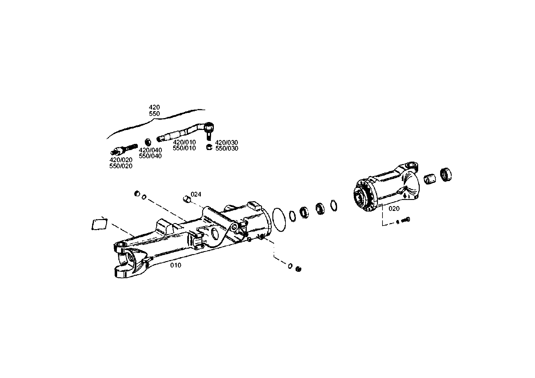 drawing for JOHN DEERE AT309305 - BALL JOINT (figure 2)