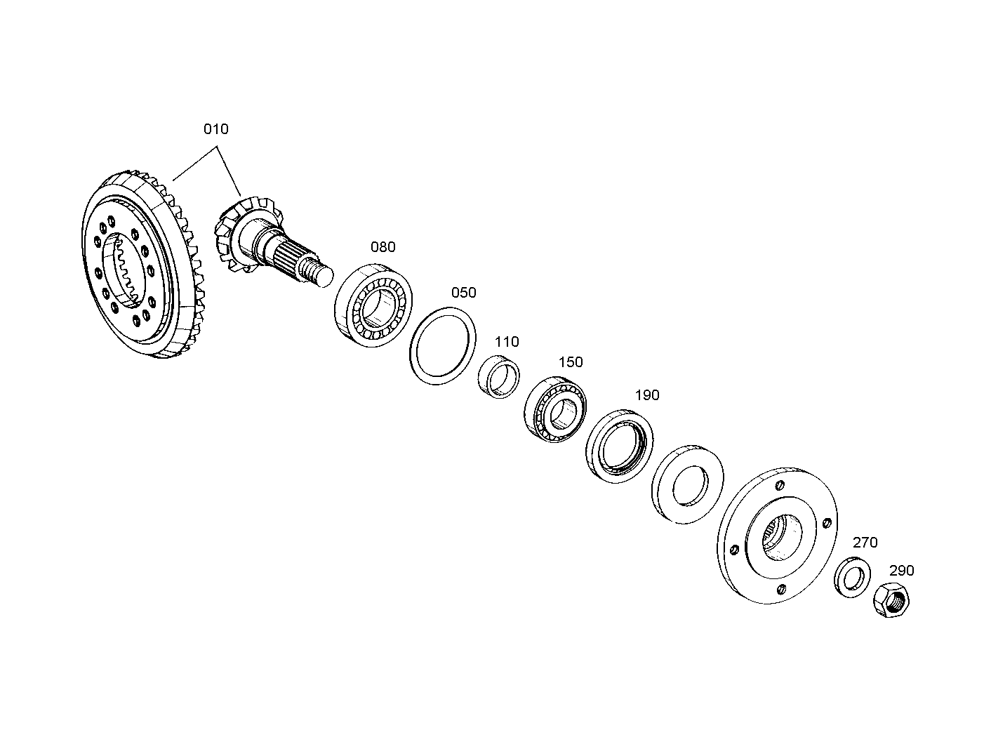 drawing for AGCO F380306020050 - SHAFT SEAL (figure 5)