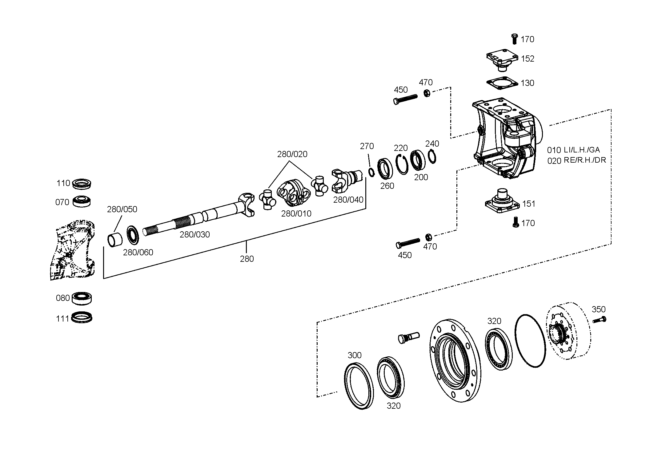 drawing for AGCO F510300020490 - DOUBLE SHIFT FORK (figure 2)