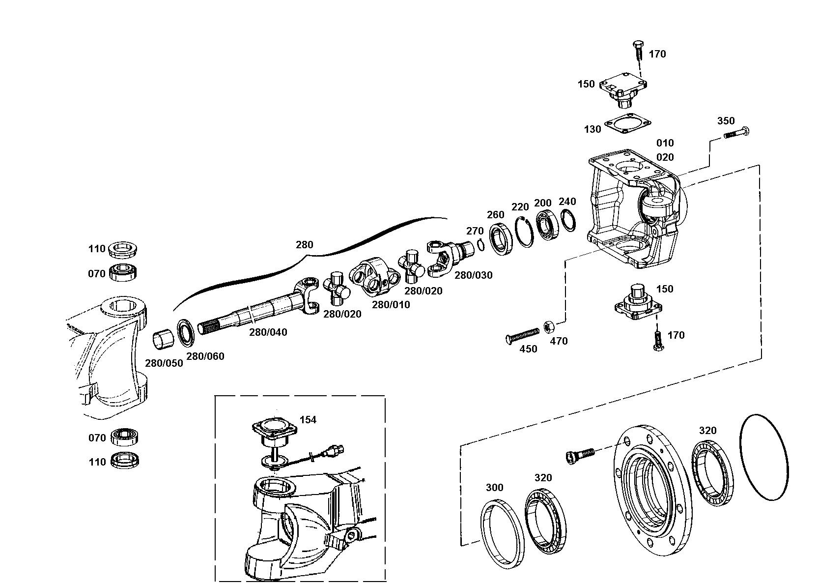 drawing for AGCO V35124700 - JOINT CROSS